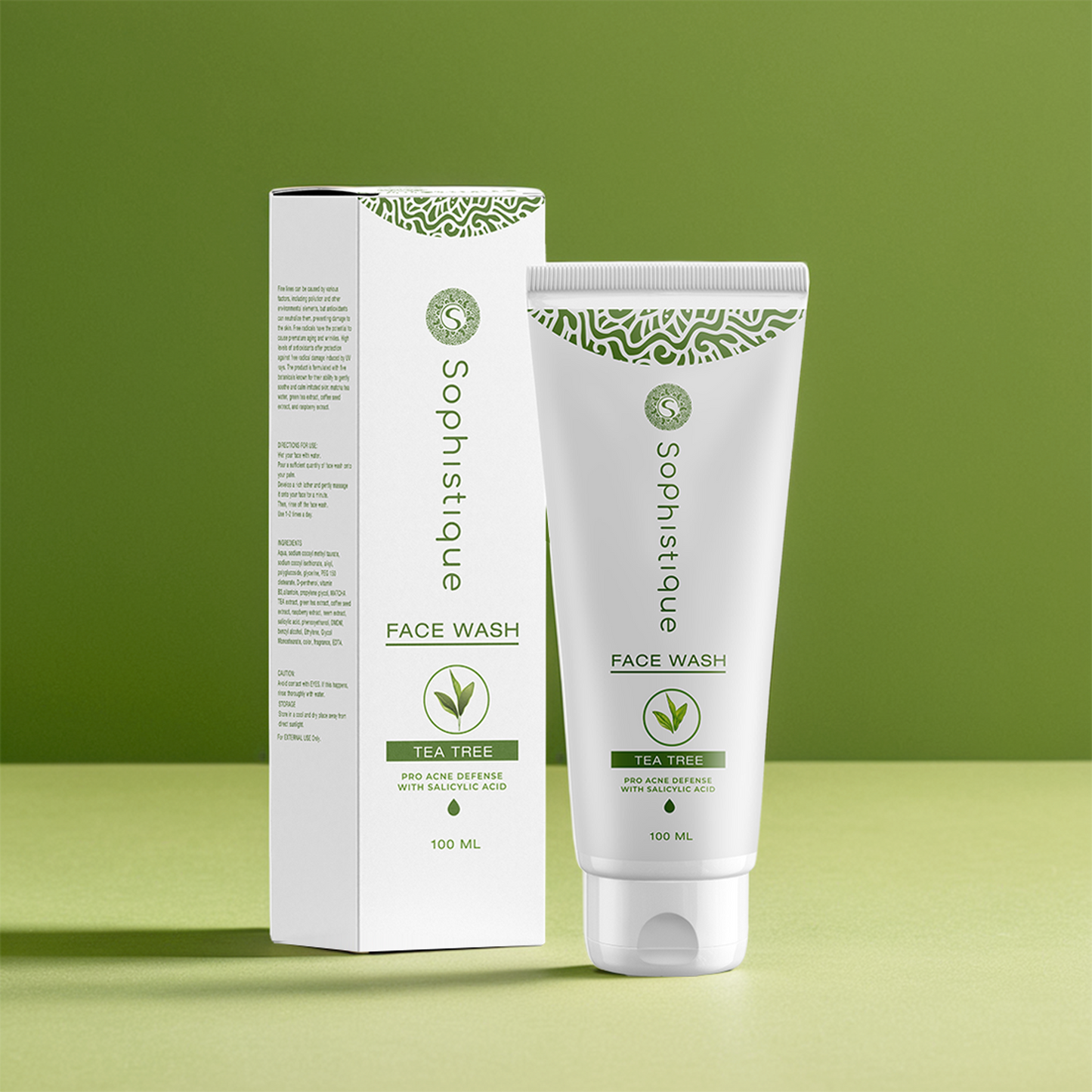 Pro Acne Defense Facewash with 2% Salicylic Acid by Sophistique | Clear and acne free skin