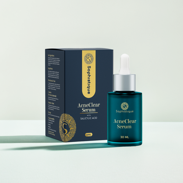 Acne Clear Serum with Salicylic Acid by Sophistique | Clear and acne free skin