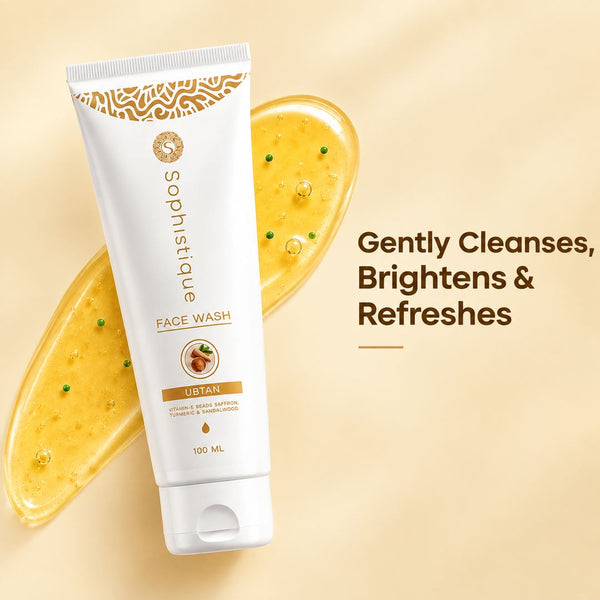 Sophistique Ubtan Facewash with Saffron & Jojoba Beads