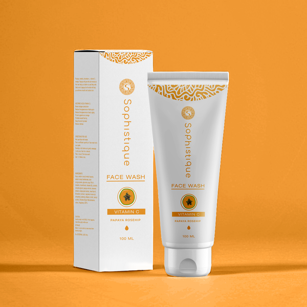 Vitamin C Facewash by Sophistique | Anti Aging, Smoothen Skin & Even tone